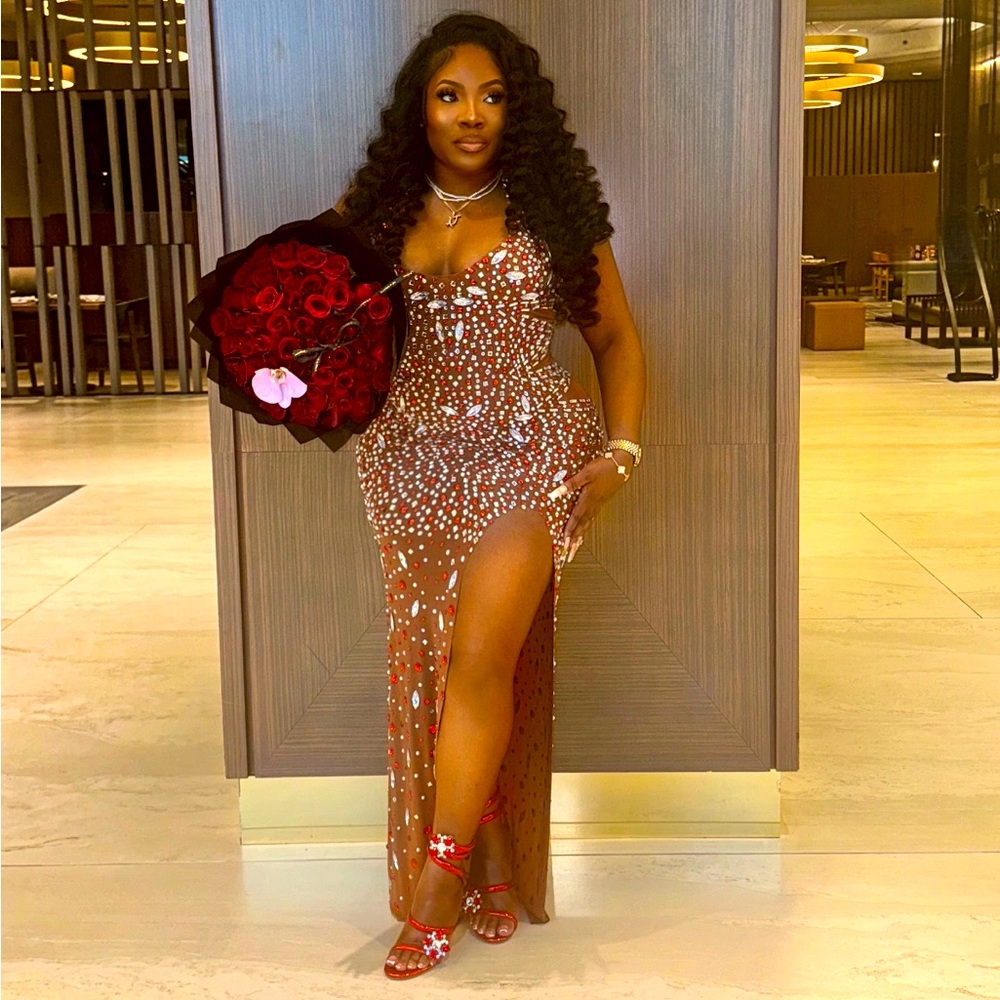 Amekana Boutique Sequin Dress
